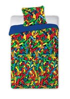 Caramizi, set lenjerie de pat single, 160-200 cm
