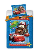 Cars, set lenjerie de pat single, 100-135 cm