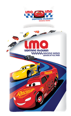 Cars, set lenjerie de pat single, 140-200 cm + 70-90 cm