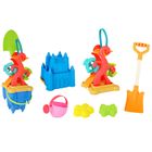 Castel, set pentru nisip, forme cu accesorii, 6 elemente
