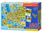 Castorland, Map of Europe, puzzle, 180 piese