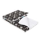 Ceba Baby, patura cu perna pentru bebelusi, negru, 75-100 cm
