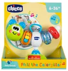 Chicco, Baby Senses, Vaterpillar pentru scaun inalt, jucarie senzoriala
