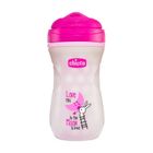 Chicco, canita anti-varsare, termic, roz, 200 ml, 14m+