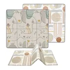 Chicco, Magic Forest, covoras din spuma, pliabila, 200-150-1,5 cm, bej