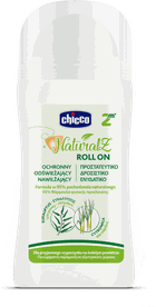 Chicco, Natural Z, roll-on, balsam de protectie usoara, 60 ml, 2 luni+