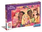 Clementoni, Maxi Super Color, Disney Princess, puzzle, 24 piese