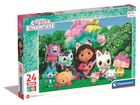 Clementoni, Maxi Super Color, Gabby's Dollhouse, Gabby, puzzle, 24 piese