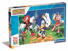 Clementoni, Maxi Super Color, Sonic, puzzle, 104 piese