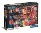 Clementoni, One Piece, Anime, puzzle + poster, 1000 piese