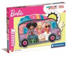 Clementoni, Shaped, Barbie, puzzle, 104 piese