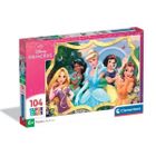 Clementoni, Super Color, Disney Princess, puzzle, 104 piese