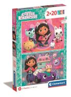 Clementoni, Super Color, Gabby's Dollhouse, Gabby, puzzle, 2-20 piese