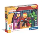 Clementoni, Super Color, Iron Man and His Awesome Friends, puzzle, 60 piese