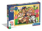 Clementoni, Super Color, Paw Patrol, puzzle, 104 piese