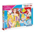 Clementoni, Super Color, Princess, puzzle, 104 piese
