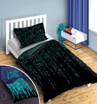 Code, set lenjerie de pat single, Fluo, 160-200 cm