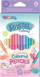 Colorino, creioane pastelate, 12/24 culori
