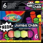 Colorino Kids, creioane neon Jumbo, 6 buc.