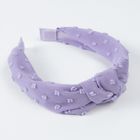 Cool Club, bentita cu nod, violet