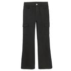 Cool Club, blugi pentru fete, cargo flare, negru
