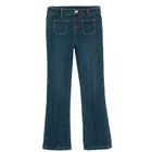 Cool Club, Blugi pentru fete, croiala flare, albastru