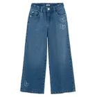 Cool Club, Blugi pentru fete, wide, albastru