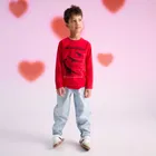 Cool Club, Blugi reglabili pentru baieti, croiala loose, albastru