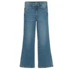 Cool Club, Blugi reglabili pentru fete, croiala flare, albastru