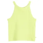 Cool Club, Bluza cu bretele, din tricot striat, verde