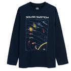 Cool Club, Bluza cu maneca lunga pentru baieti, albastru inchis