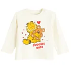 Cool Club, Bluza cu maneca lunga pentru baieti, bej, imprimeu Garfield