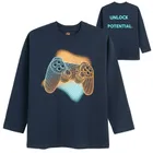 Cool Club, Bluza cu maneca lunga pentru baieti, bleumarin