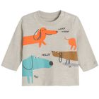 Cool Club, Bluza cu maneca lunga pentru baieti, gri
