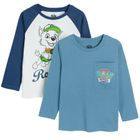 Cool Club, Bluza cu maneca lunga pentru baieti, mix, imprimeu Paw Patrol, set 2 buc.