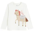 Cool Club, Bluza cu maneca lunga pentru fete, alb