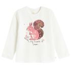 Cool Club, Bluza cu maneca lunga pentru fete, alb
