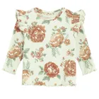 Cool Club, Bluza cu maneca lunga pentru fete, din tricot striat, verde deschis