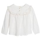 Cool Club, Bluza cu maneca lunga pentru fete, ecru