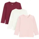 Cool Club, Bluza cu maneca lunga pentru fete, mix, set, 3 buc.