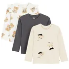 Cool Club, Bluza cu maneca lunga pentru fete, mix, set, 3 buc.