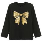 Cool Club, Bluza cu maneca lunga pentru fete, negru