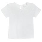 Cool Club, Bluza cu maneca scurta pentru fete, alb