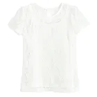 Cool Club, Bluza cu maneca scurta pentru fete, alb