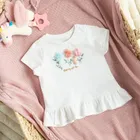 Cool Club, Bluza cu maneca scurta pentru fete, alb