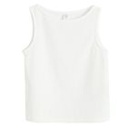 Cool Club, Bluza fara maneci pentru fete, alb