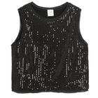 Cool Club, Bluza fara maneci pentru fete, negru
