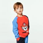 Cool Club, Bluza pentru baieti, rosu-albastru, imprimeu Marshall, Paw Patrol
