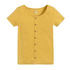 Cool Club, Bluza pentru fete cu maneca scurta, galbena
