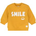 Cool Club, Bluza subtire pentru baieti, galben, imprimeu Smile